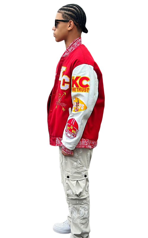Street Caviar KC Chiefs Varsity Jacket – Legacy Edition